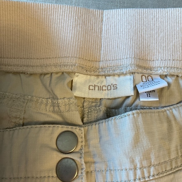 Chico's Light Tan Cropped Pants - Picture 3 of 6